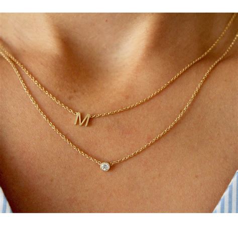 14K INITIAL NECKLACE – LUMO