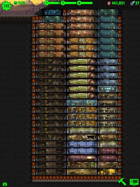 [Vault] My 25 floor vault : r/falloutshelter