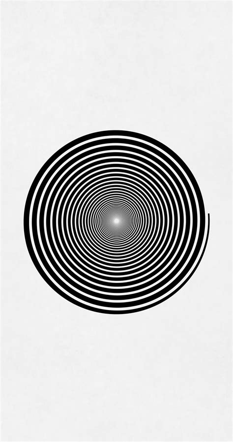 Black and white hypnotic spiral 13606694 Stock Video at Vecteezy