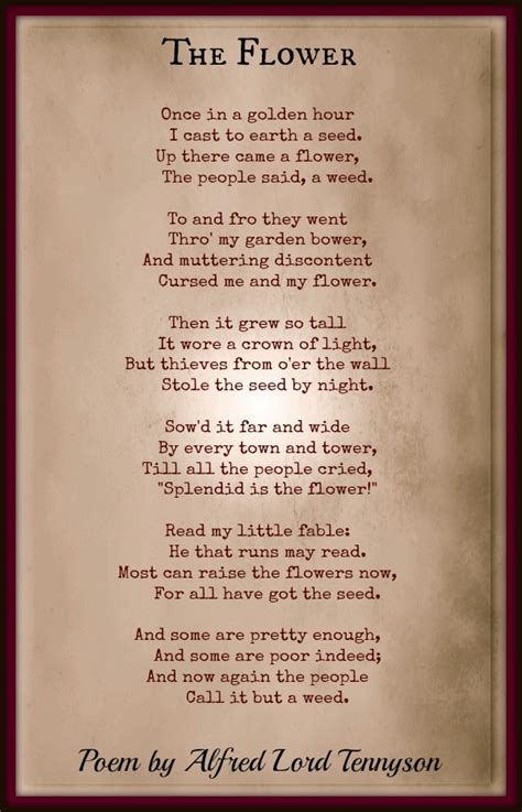 Alfred Lord Tennyson Poems | Classic Famous Poetry