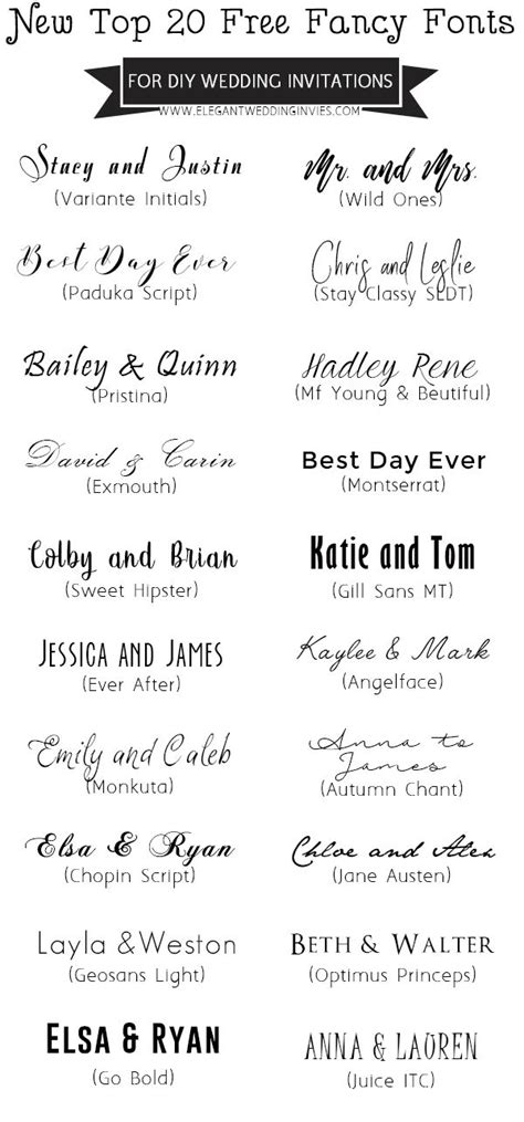 Free elegant fonts for wedding invitations - cashlpo