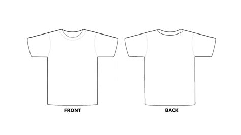 T Shirt Template Printable 5 – 1920 X 1080 – Webcomicms within Blank Tshirt Template Pdf ...