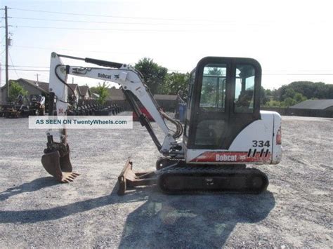 2001 Bobcat 334 Mini Excavator W/cab