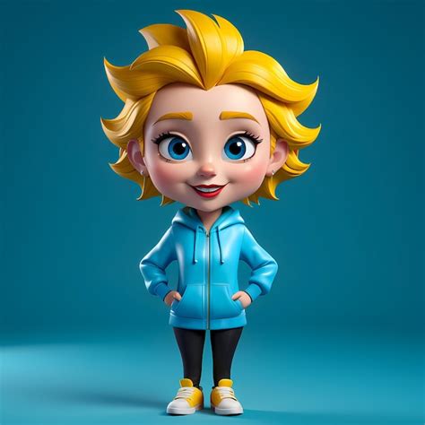 Premium Photo | 3D Cartoon character 3d happy cartoon illustration 3d cartoon funny character ...