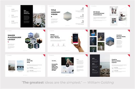 Wonderful Ways Powerpoint minimalist template with smart ways