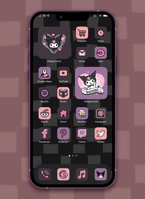 Kuromi App Icons - Sanrio Aesthetic App Icons for iOS14 & Android - Free