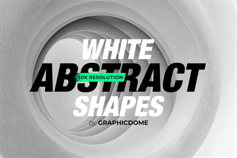 Abstract White Shapes