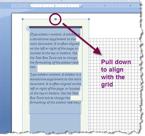 How to Add a Stylish SIDEBAR Text Box to a MS Word 2007 or Word 2010 Document | Technical ...