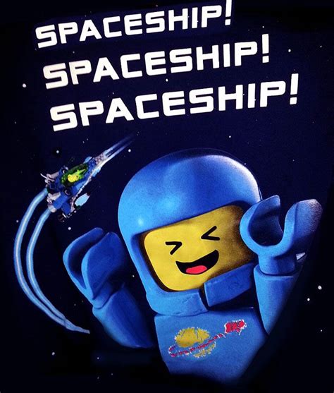 Lego Movie - Benny - Spaceship! Spaceship! Spaceship! | Lego movie, Lego figures, Lego man