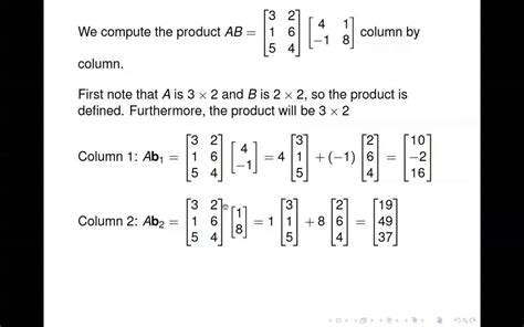 Transition Matrix Linear Algebra