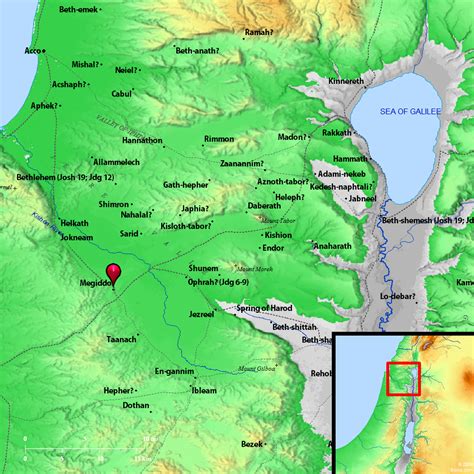 Bible Map: Megiddo