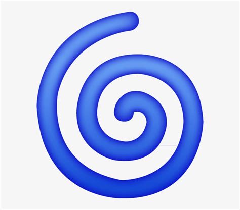 Download Free Ball And Moon Emoji - Blue Swirl Emoji Png - HD Transparent PNG - NicePNG.com