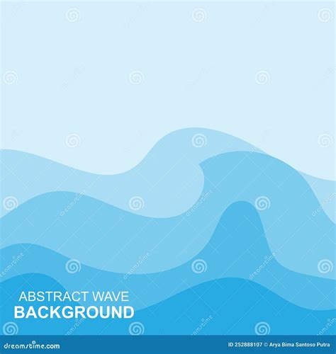 Ocean Waves Background Logo Design, Vector Art Icons, in Pastel Colors Stock Vector ...