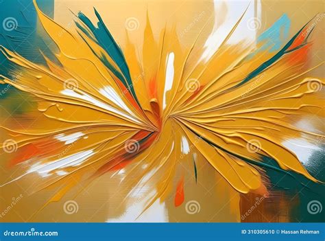 Abstract Art Vector Illustration. Golden Texture Stock Illustration - Illustration of drawn ...