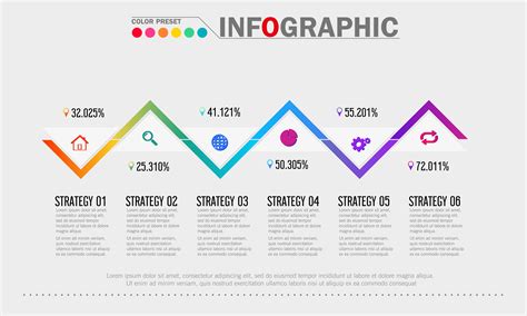 Colorful Business Growth Infographic Template 830216 Vector Art at Vecteezy