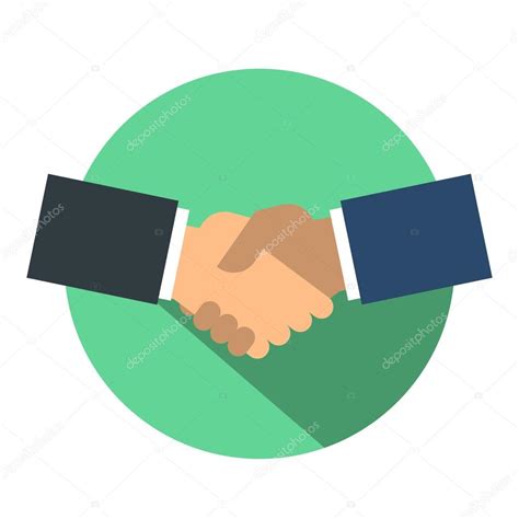 Handshake icon design — Stock Vector © Lisitsa_ #76179443