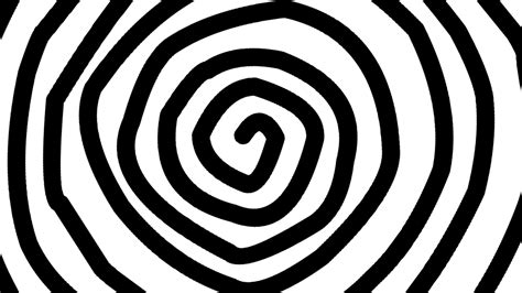 Hand drawn Spinning Hypnotic black spiral animation on white background 8470344 Stock Video at ...