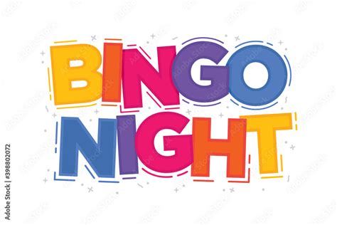 Bingo Night, Bingo Background, Bingo Sign, Bingo Game, Vector Illustration Background Stock ...