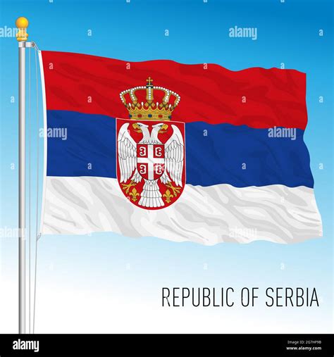 Serbia official national flag, european country, vector illustration Stock Vector Image & Art ...