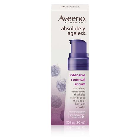 Aveeno Absolutely Ageless Intensive Anti-Aging Renewal Serum, 1 fl. oz - Walmart.com - Walmart.com