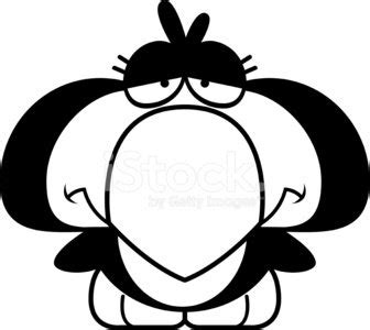 Cartoon Sad Penguin Stock Vector | Royalty-Free | FreeImages