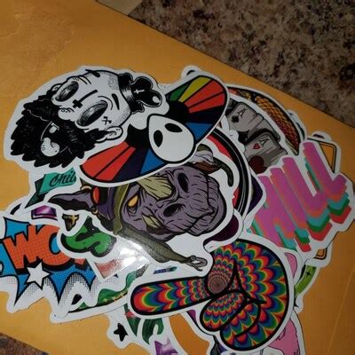 66 Cool Pop Art Graffiti Stickers for Skateboards Cars Laptops Phone Stickers Great for Kids ...