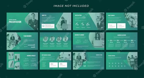 Premium Vector | Business presentation templates