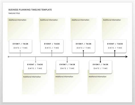 Microsoft Word Timeline Template Free