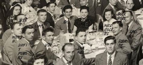 The Band of Brothers at a reunion in 1947. Skinny Sisk is pictured near the front left. - Marcus ...