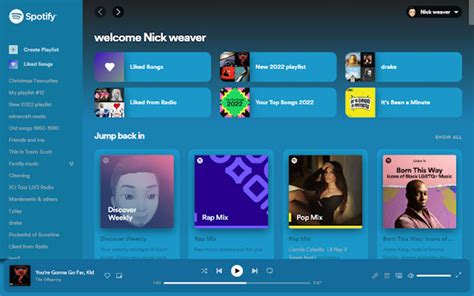 blue spotify for Google Chrome - Extension Download