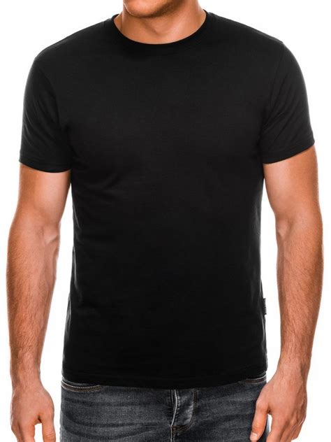 Men's plain t-shirt S884 - black | MODONE wholesale - Clothing For Men