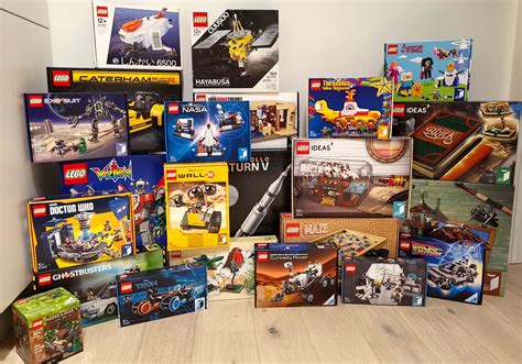 Lego Ideas boxes stacked up. Someday there will be enough space to build and display! : r/lego