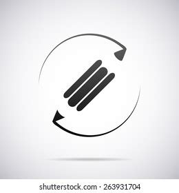 Vector Pencil Logo Design Template Stock Vector (Royalty Free) 263931704 | Shutterstock