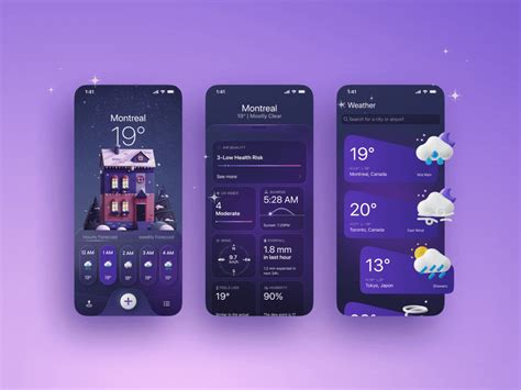 Simplicity at its Best: Modern Minimalist Weather App UI by Shahzaib Khalid on Dribbble