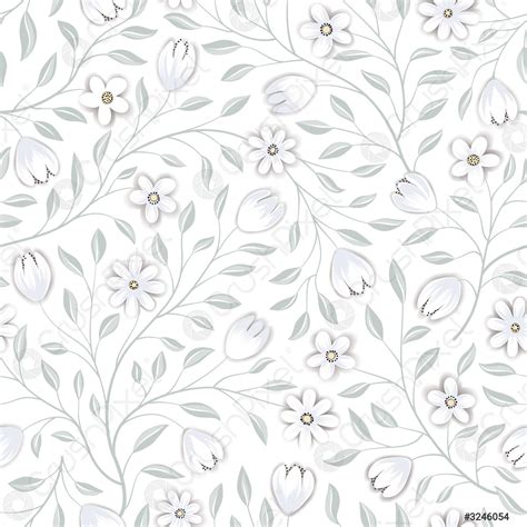 Floral seamless pattern Flower background Floral seamless texture with flowers - stock vector ...