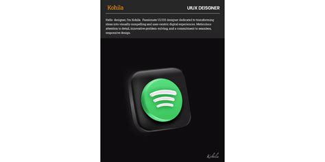 Spotify 3D App Icon | Figma