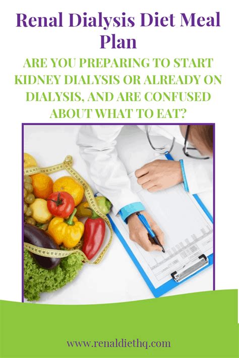 Renal Dialysis Diet Meal Plan - Renal Diet Menu Headquarters