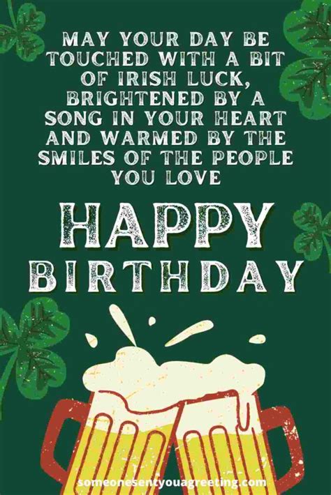 50+ Irish Birthday Wishes and Blessings - Someone Sent You A Greeting