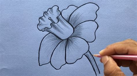 Simple Flower Drawing Step By Step - Infoupdate.org