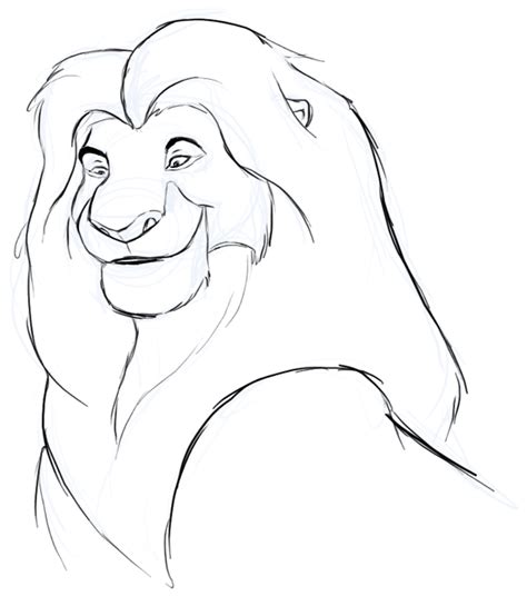 Lion King Mufasa Drawing at GetDrawings | Free download