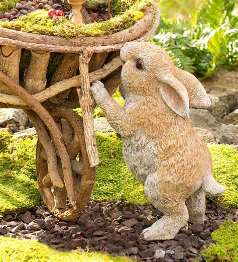 Standing Rabbit Garden Statue | Yard & Garden Decor | Collections | Wind and Weather