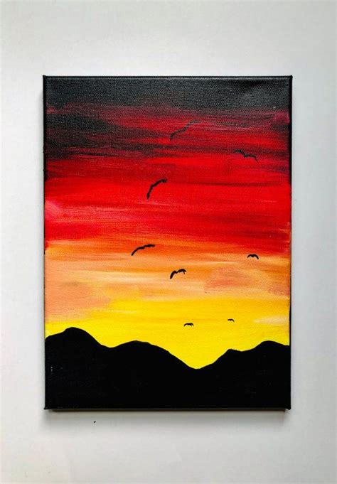 Sunset Watercolor Tattoo Ideas ~ 30+ Easy Sunset Painting Tutorials | yunahasnipico