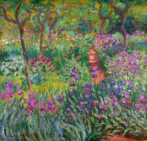 The Iris Garden at Giverny - Claude Monet - WikiArt.org - encyclopedia of visual arts