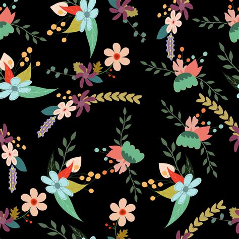 Floral Wallpaper Pattern Free Stock Photo - Public Domain Pictures