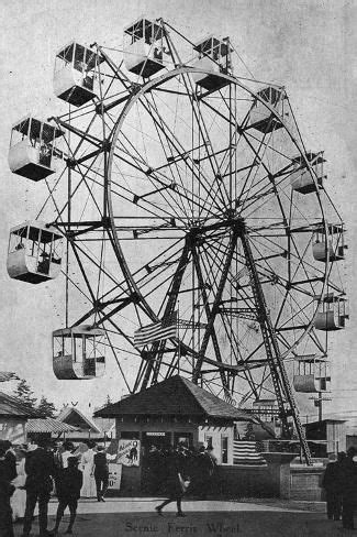 'Seattle, Washington - Alaska Yukon-Pacific Expo Ferris Wheel' Art Print - Lantern Press | Art ...