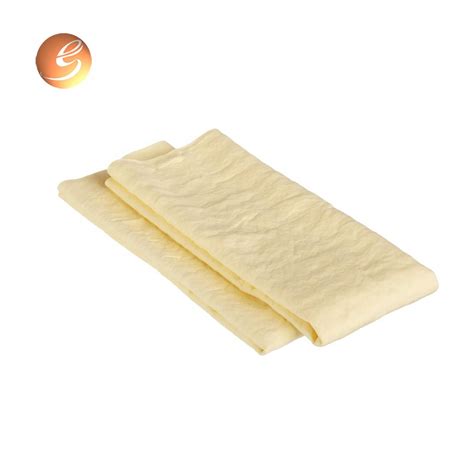 China Wholesale Dealers of Chamois Cloth Uses - Grade A car clean synthetic chamois leather ...