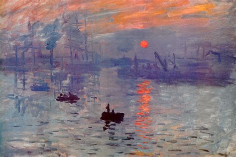 Claude monet impressionist paintings Impression Sunrise - velolity