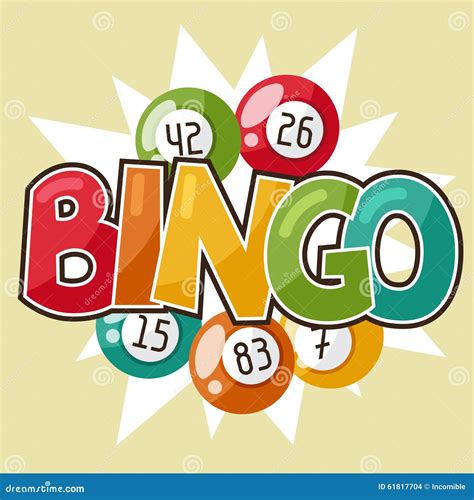 Bingo or Lottery Retro Game Illustration Stock Vector - Illustration of design, gamble: 61817704