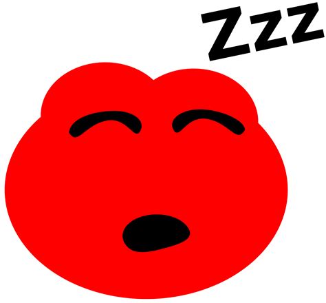 Clipart - Blob sleeping