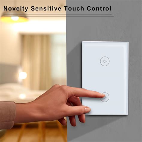 Smart Wifi Light Switches, Innens Smart Wall Touch Light Switch Glass Panel Remote Wall Switch ...